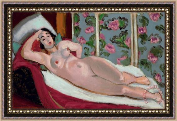 Henri Matisse Nu a La Chaise Longue Framed Print