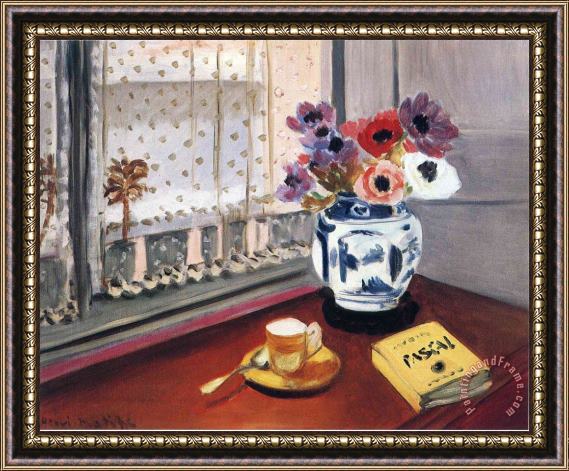 Henri Matisse Pascal S Pensees 1924 Framed Painting