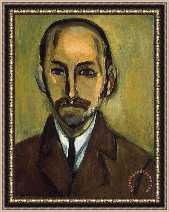 Henri Matisse Portrait of Michael Stein 1916 Framed Print
