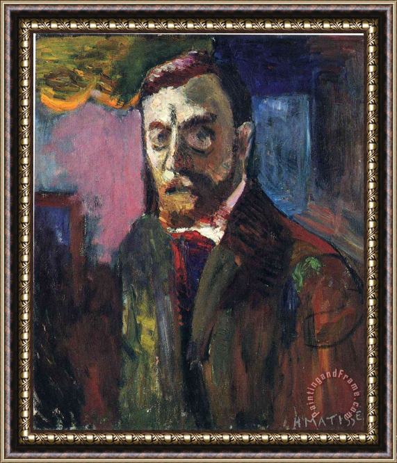 Henri Matisse Self Portrait 1900 Framed Painting
