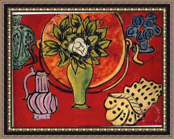 Henri Matisse Still Life with a Magnolia 1941 Framed Painting