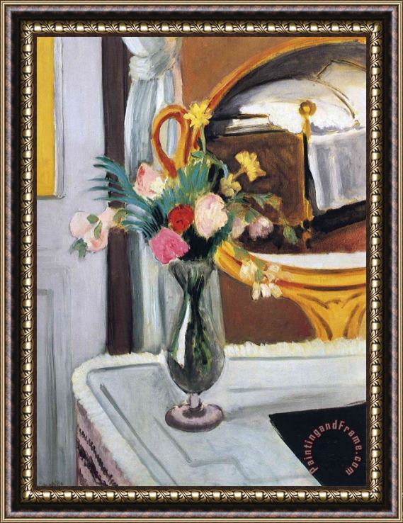 Henri Matisse The Bed in The Mirror Framed Painting