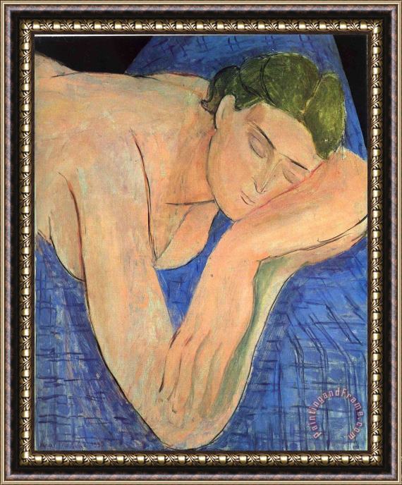 Henri Matisse The Dream 1935 Framed Print