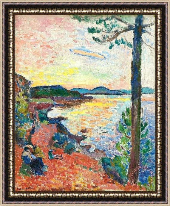 Henri Matisse The Gulf Of Saint Tropez Framed Painting