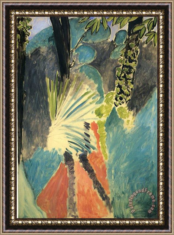Henri Matisse The Palm 1912 Framed Print