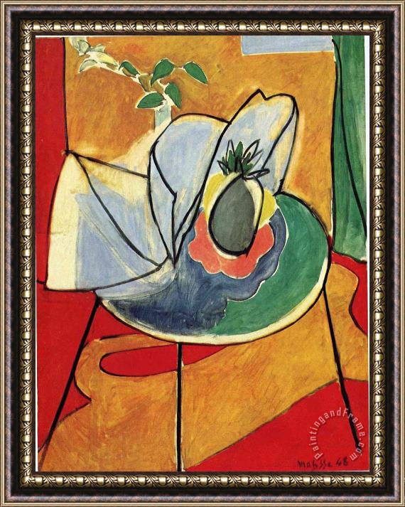 Henri Matisse The Pinapple 1948 Framed Painting