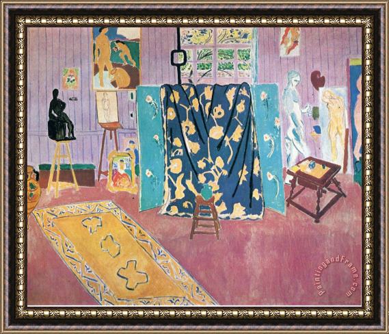 Henri Matisse The Pink Studio 1911 Framed Painting