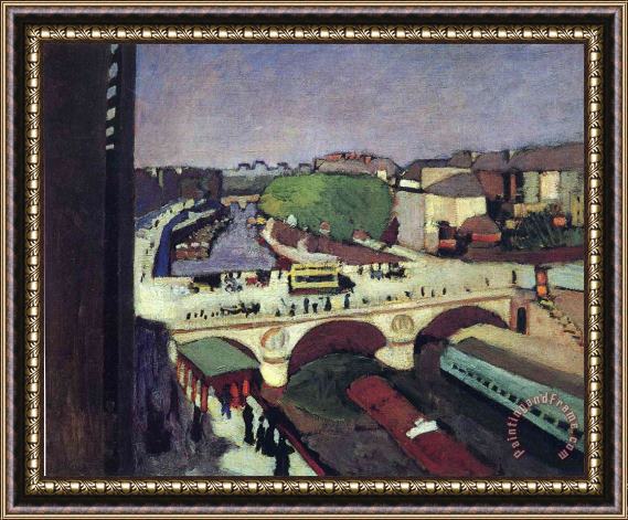 Henri Matisse The Pont Saint Michel 1900 Framed Painting