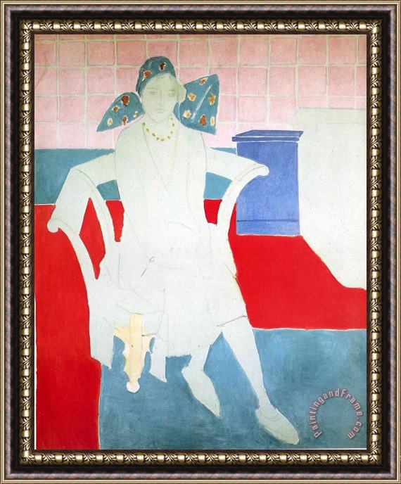 Henri Matisse Woman with a Madras Hat 1930 Framed Print