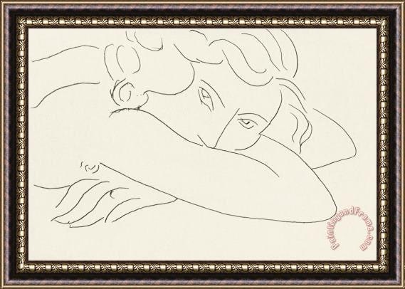 Henri Matisse Young Woman with Face Buried in Arms (jeune Femme Le Visage Enfoui Dans Les Bras) Framed Print