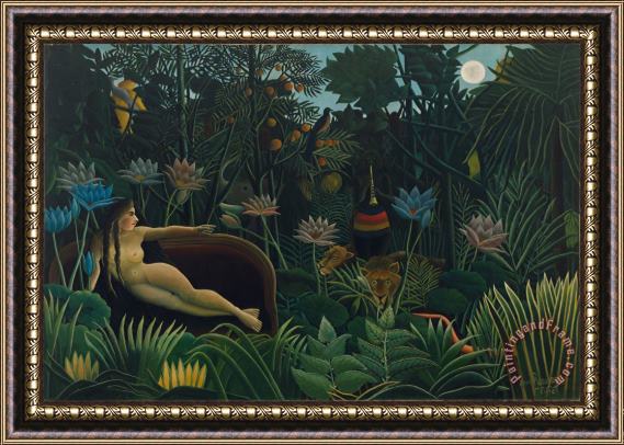 Henri Rousseau The Dream Framed Painting