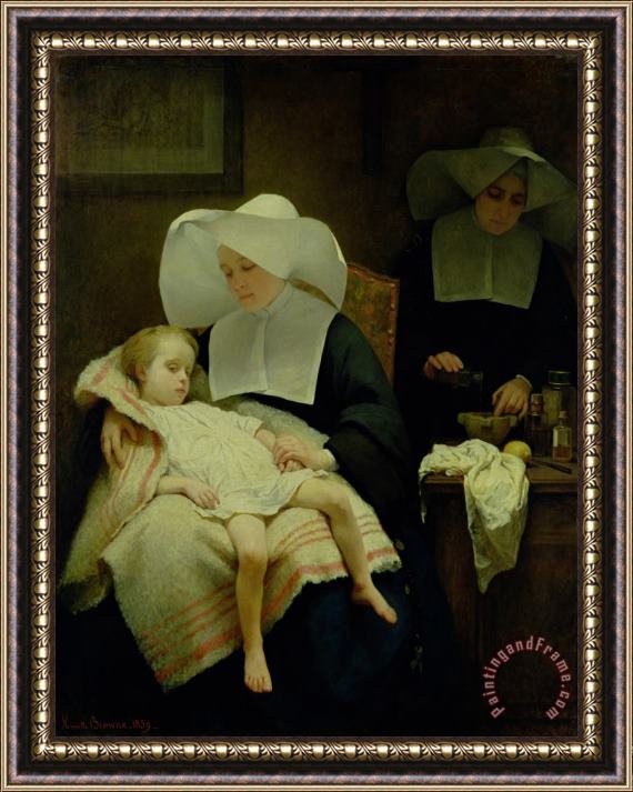 Henriette Browne The Sisters of Mercy Framed Print