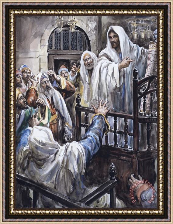Henry Coller Jesus Framed Painting
