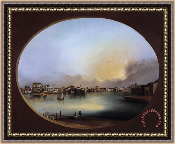 Henry Joseph Jackson View of Charleston (view From The West) Framed Painting