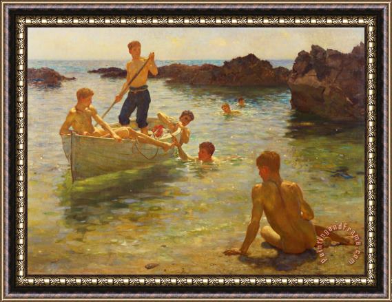 Henry Scott Tuke Morning Splendour Framed Painting