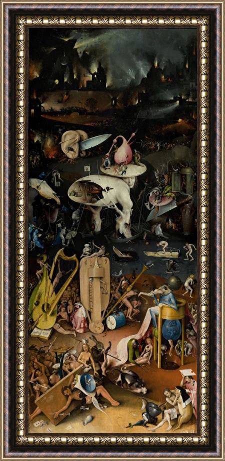 Hieronymus Bosch Garden of Earthly Delights Right Wing Framed Print