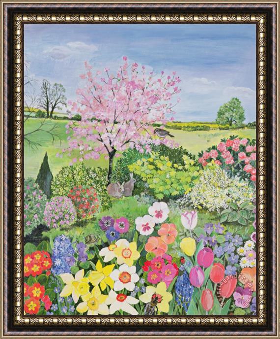 Hilary Jones Spring From The Four Seasons Framed Painting