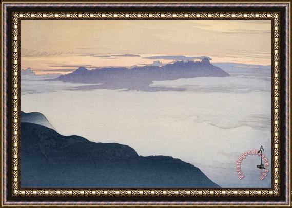Hiroshi Yoshida Yatsuga Mountain After Rain (ugo No Yatsuga Take), From The Series Southern Japanese Alps (nihon Minami Arupusu Shu) Framed Print