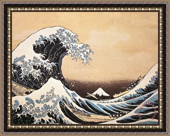 Hokusai The Great Wave Of Kanagawa Framed Print