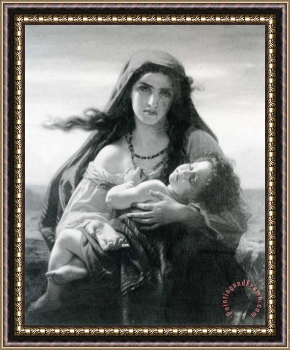 Hughes Merle The Gypsy Mother Framed Painting