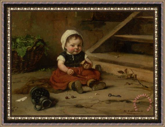 Hugo Oehmichen Childhood Framed Painting