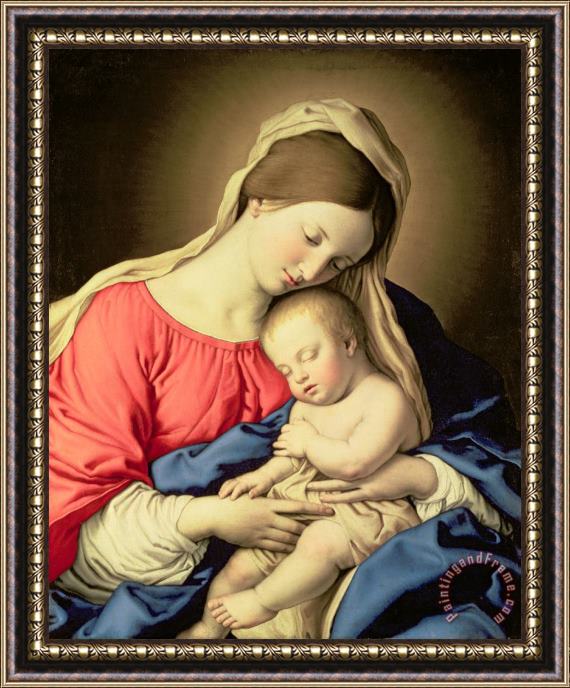 Il Sassoferrato Madonna and Child Framed Print Il Sassoferrato Madonna and Child Framed Print