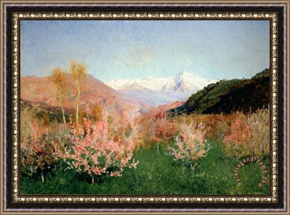 Isaak Ilyich Levitan Spring in Italy Framed Painting
