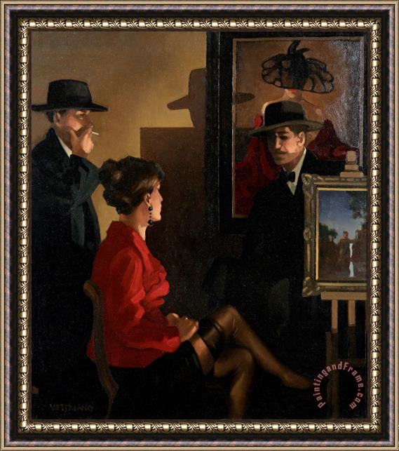 Jack Vettriano A Fair Exchange, 1992 Framed Painting