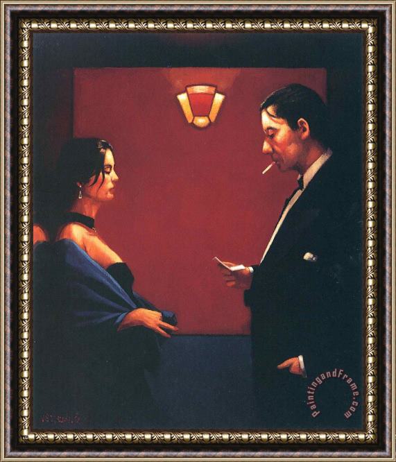 Jack Vettriano A Letter of Consequence Ii Framed Print