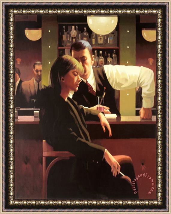 Jack Vettriano Cocktails & Broken Hearts, 1998 Framed Painting