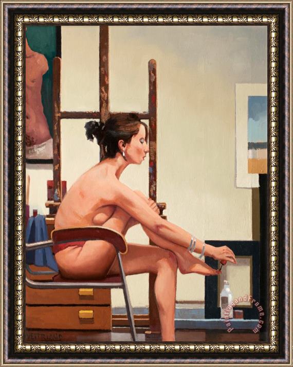 Jack Vettriano For My Lover, 2001 Framed Painting