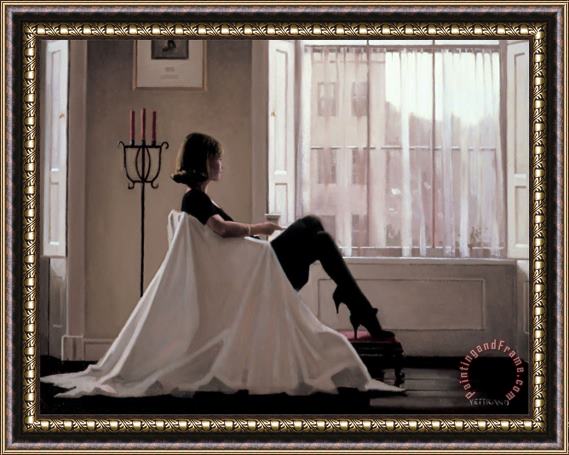 Jack Vettriano In Thoughts of You Framed Painting