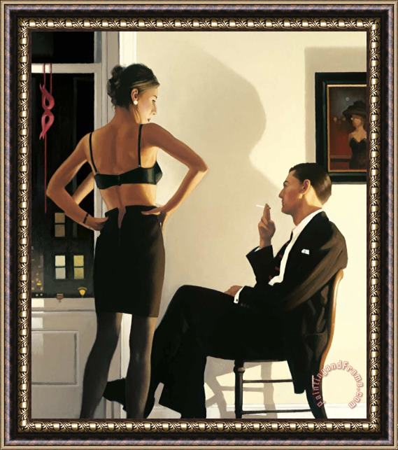 Jack Vettriano Night in The City, 2006 Framed Painting