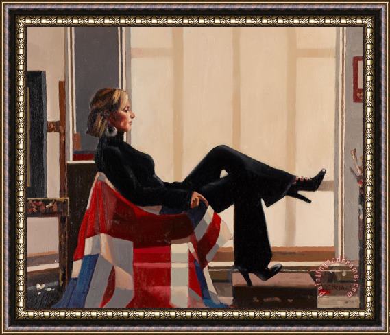 Jack Vettriano Olympia Zara Phillips, 2008 Framed Painting