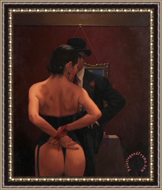 Jack Vettriano Scarlet Ribbons, Lovely Ribbons Framed Print
