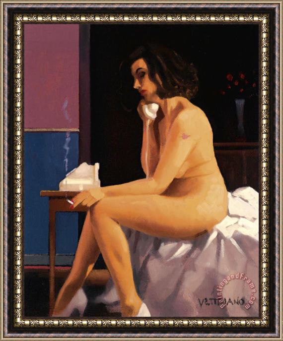 Jack Vettriano Taking Instructions Framed Painting