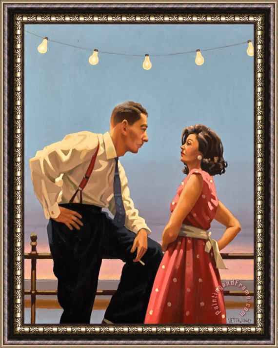 Jack Vettriano The Big Tease Framed Painting
