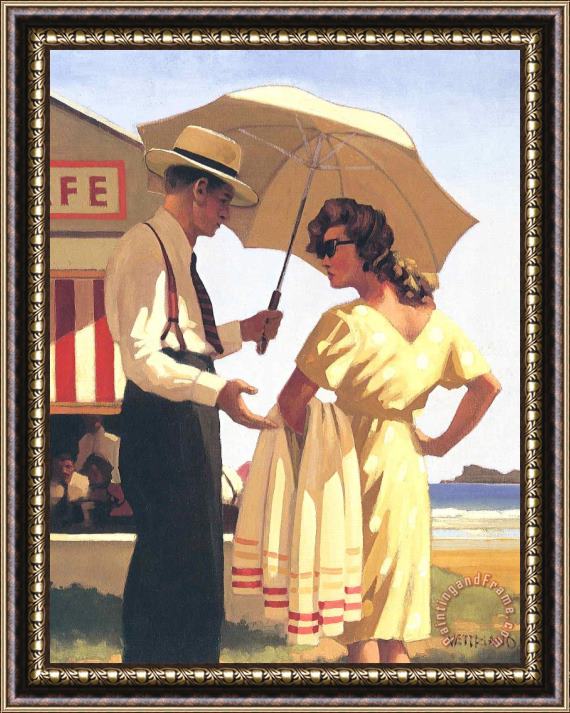 Jack Vettriano The Direct Approach Framed Painting