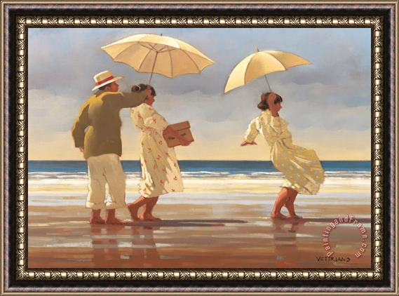 Jack Vettriano The Picnic Party Ii Framed Painting