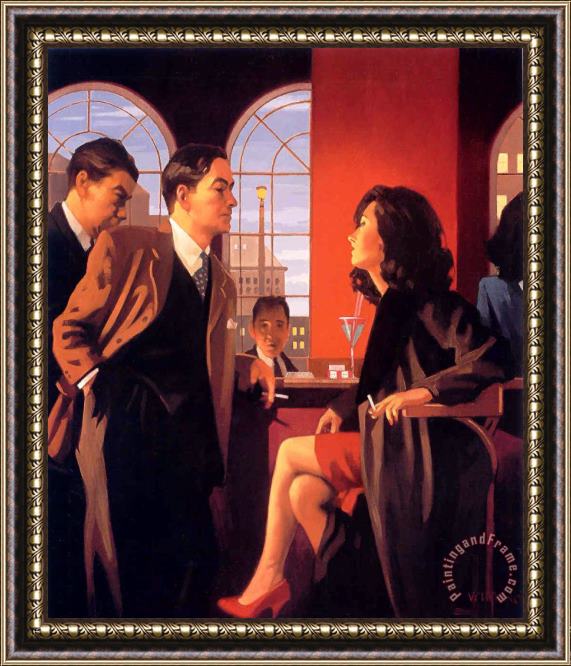 Jack Vettriano The Red Room Framed Painting