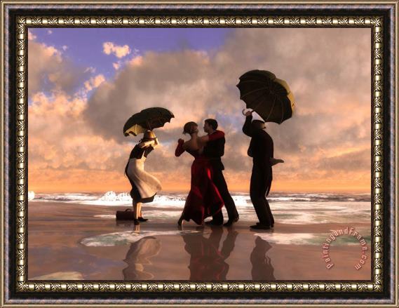 Jack Vettriano The Singing Butler Framed Painting