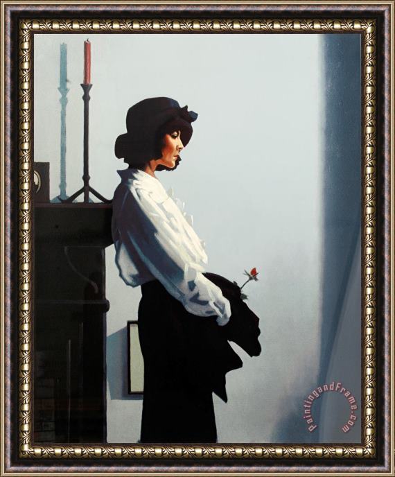 Jack Vettriano Valentine Rose Framed Painting