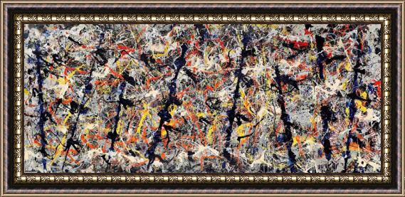 Jackson Pollock Blue Poles, 1952 Framed Print