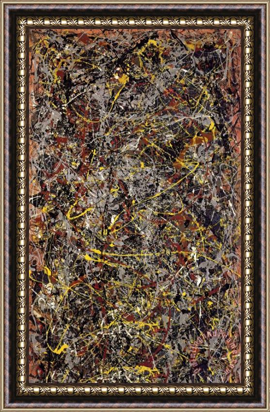 Jackson Pollock No 5 1948 Framed Painting
