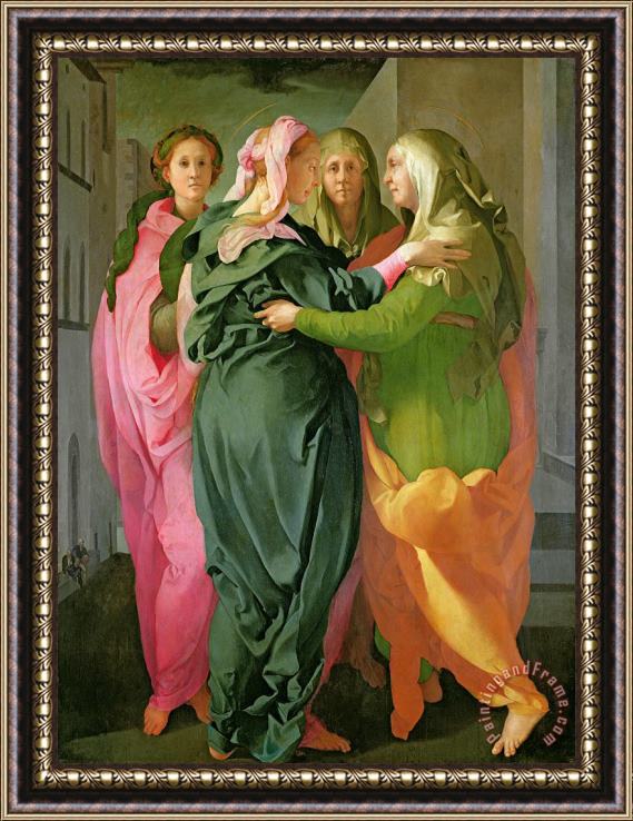 Jacopo Pontormo The Visitation Framed Painting