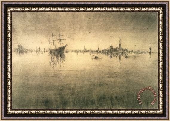 James Abbott McNeill Whistler Nocturne Framed Print