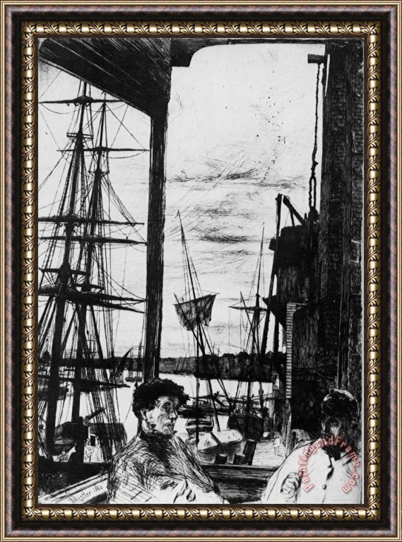 James Abbott McNeill Whistler Rotherhithe Framed Print