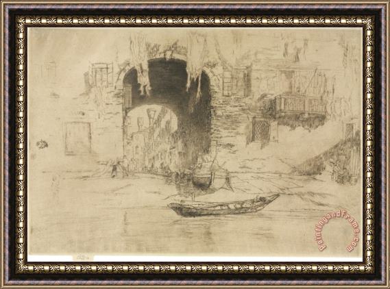 James Abbott McNeill Whistler San Biagio Framed Print