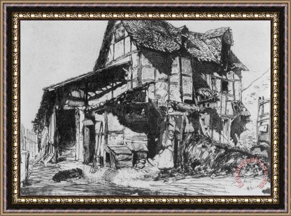 James Abbott McNeill Whistler The Unsafe Tenement Framed Print