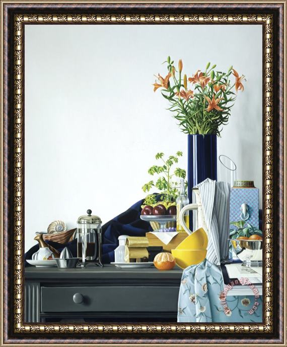 James Aponovich Still Life with Chocolates Framed Painting